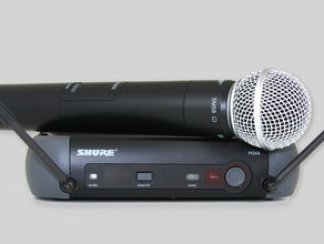 Kabelloses Funkmikrofon Shure SM58 / mit Empfänger PGX24E · VERSAND MÖGLICH