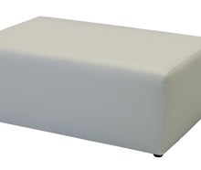 Lounge Hocker 2er weiß