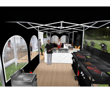 Cateringzelt 3 x 3 m Standard mieten – Faltpavillon, Faltzelt, Eventpavillon, Pavillon