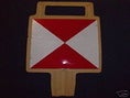 Eisenbahn Hinweisschild, Zug, Gleise, Zugende