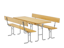 Festzeltgarnitur Set 50 cm Bierzeltgarnitur