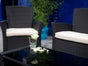 Lounge Möbel Set für 4 Personen / Poly-Rattan anthrazit - Galerie - Bild 2