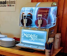 Frozen-Drinks-Maschine: Slush+Frozen-Cocktails, außerdem Popcorn, Zuckerwatte usw.
