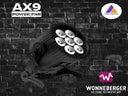 Astera AX9 - POWERPAR -  Outdoor- Wireless - Bluetooth - LED - Akku - RGBMA - DMX CRMX