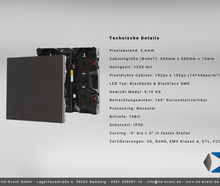 LED-Videowand Module für Ihr Event mieten | hochauflösende P2 Indoor Videowand-Module | INFiLED INTI 2,6mm | Modul 500mm x 500mm | Indoor-Videoscreen LED für Messe, Konferenz oder Produktpräsentation mieten