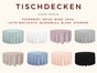 Servietten, Tischdecken rund, Tischdecken eckig, versch. Farben, Tischdecken für Banketttische, Tischdecke eckig 130x170cm, Tischdecke eckig 130x190cm, Tischdecke 130x220cm, Tischdecken farbig bodenlang 300cm, Tischwäsche, Stoffservietten - Galerie - Bild 2