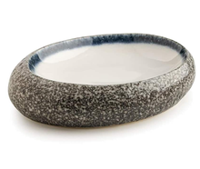 Oval Rock Porzellanschale