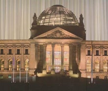Berliner Reichstag Kulisse, Berlin, Hauptstadt, Politik, Gebäude, Hausfassade