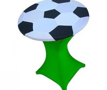 Stretchhusse Deckel Fußballoptik