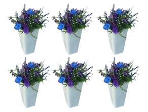 Blumenstrauss Frühling / Sommer 6er Set