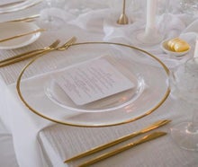 Platzteller mieten  mit Goldrand, Verleih in 33647 Bielefeld, Silber Rand oder Roségold-Rand/ Kupfer