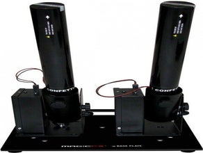 Konfetti Shooter / Luftschlangen Shooter Elektrisch inkl. Bodenplatte