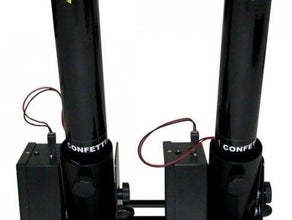Konfetti Shooter / Luftschlangen Shooter Elektrisch inkl. Bodenplatte
