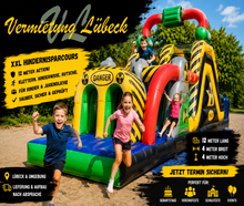 XXL Hindernisparcours „Danger“ – 12 Meter Actionspaß für jedes Event