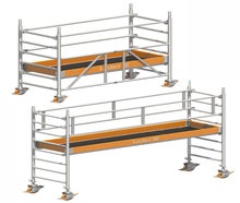 Rollgerüst, Höhe bis 2,5 m, Länge ca. 2 m