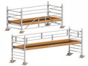Rollgerüst, Höhe bis 2,5 m, Länge ca. 2 m