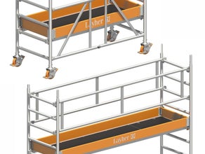 Rollgerüst, Höhe bis 2,5 m, Länge ca. 2 m