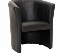 Club Sessel schwarz - Sitzhöhe: 44 cm