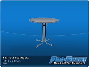 10er Set Stehtische