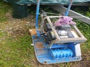 Rüttelplatte Weber CF3 97Kg mit Fahrwerk