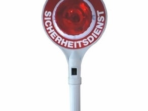 Winkerkelle / Anhaltestab / Verkehrskelle / LED-Kelle
