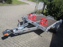 Motorrad Anhänger 1300 KG Absenkbar für1-2 Motorräder Anhänger Mieten PKW Anhänger Autotransport Kofferanhänger Motorrad Anhänger Trailer Planen Anhänger Kipper