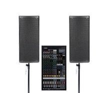 500 W Partyanlage, Konzertanlage, Musikanlage, Tonanlage, Lautsprecher, optional mit Bluetooth (Aufpreis 10 Euro)