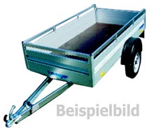 Anhänger, zul. GG 750 kg, Nutzlast max. 500 kg, Ladefläche 2,05 x 1,15 x 0,3 m