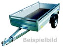 Anhänger, zul. GG 750 kg, Nutzlast max. 500 kg, Ladefläche 2,05 x 1,15 x 0,3 m