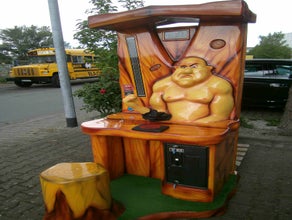 Armdrücken "Strong Man", Kraftautomat