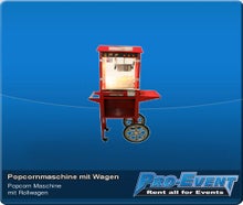 Popcornmaschine mit Wagen