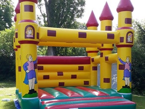 Hüpfburg Schloß 5 x 5 Meter