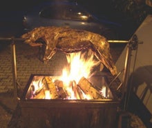 Spanferkelgrill