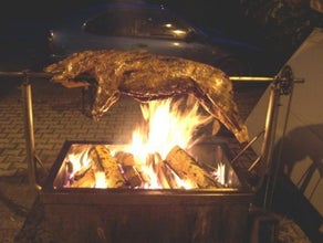 Spanferkelgrill