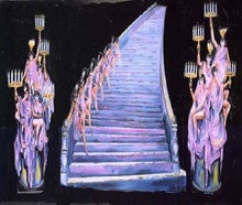 Revue Treppe als Kulisse, Showgirls, Frankreich, Theater, Paris, Tänzerinnen