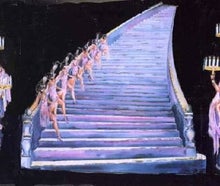 Revue Treppe als Kulisse, Showgirls, Frankreich, Theater, Paris, Tänzerinnen