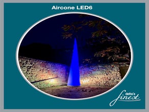 Aircone // Lichtsäule // Leuchtsäule // Lichtkegel // Lichteffekt // Dekoeffekt //  LED Tube//  6m hoch