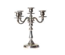 Silberleuchter 5-armig Fuß Ø 12 cm, Höhe 35 cm