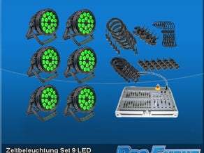 Zeltbeleuchtung Set 9 LED