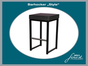 Barhocker "Style" Barstuhl, Tresenstuhl, Bar-Hocker , Bar-Chair- Messe-Stuhl, Lounge-Hocker