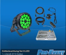 Zeltbeleuchtung Set 6 LED