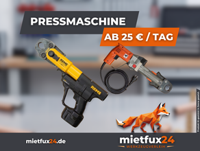 Pressmaschine / Presszange REMS Akku / Viega PT2 Kabel