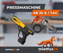 Pressmaschine / Presszange REMS Akku / Viega PT2 Kabel