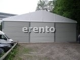 Lagerhalle Lagerzelt Industriezelt Aluhalle Stahlhalle Leichtbauhalle mit Planenversion, Trapezblech, Isoliert, in verschiedenen Höhe und Breiten