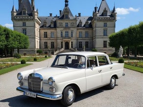 Mercedes Benz Heckflosse Elfenbein Oldtimer 1966