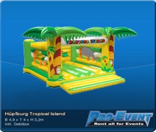 Hüpfburg Tropical Island