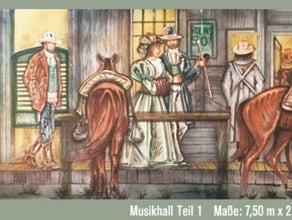 Musikhall Kulisse, Western, Amerika, USA