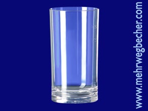 Kölschglas / Kölschstange aus Plastik (Mehrweg)