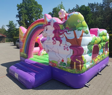 Hüpfburg Einhorn mieten – Springburg, Luftburg, Kinderhüpfburg, Eventmodul