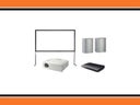Public Viewing Set S Beamer Leinwand Lautsprecher